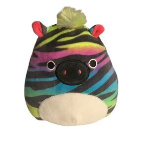 Squishmallow Safiyah Rainbow Stripe Zebra Mane 6.5"‎ Kellytoy